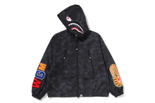 COLOR CAMO REFLECTIVE RIPSTOP SHARK FULL ZIP JACKET