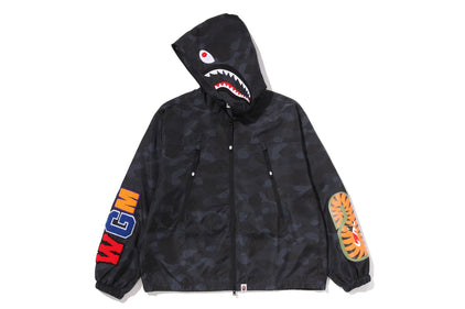 COLOR CAMO REFLECTIVE RIPSTOP SHARK FULL ZIP JACKET