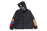 COLOR CAMO REFLECTIVE RIPSTOP SHARK FULL ZIP JACKET