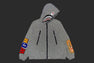 COLOR CAMO REFLECTIVE RIPSTOP SHARK FULL ZIP JACKET