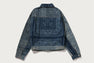 PAISLEY PATTERN DENIM TRUCKER JACKET