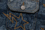 PAISLEY PATTERN DENIM TRUCKER JACKET