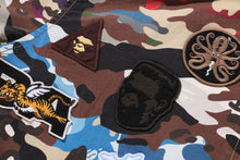 HYBRID CAMO MULTI BADGE JACKET