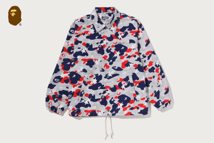 STA STRIKE CAMO COACH JACKET