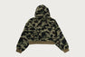 1ST CAMO BOXY CROPPED HOODIE JACKET
