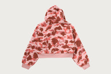 1ST CAMO BOXY CROPPED HOODIE JACKET