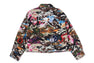 HYBRID CAMO MUTI LOGO BOXY CROPPED JACKET