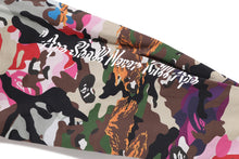 HYBRID CAMO MUTI LOGO BOXY CROPPED JACKET