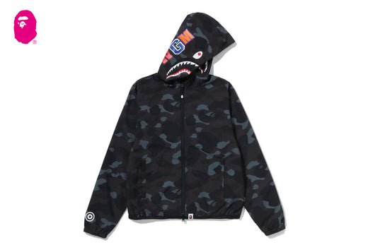 COLOR CAMO SHARK HOODIE JACKET
