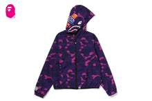 COLOR CAMO SHARK HOODIE JACKET