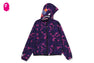 COLOR CAMO SHARK HOODIE JACKET