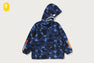 COLOR CAMO SHARK HOODIE JACKET