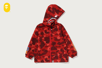 COLOR CAMO SHARK HOODIE JACKET