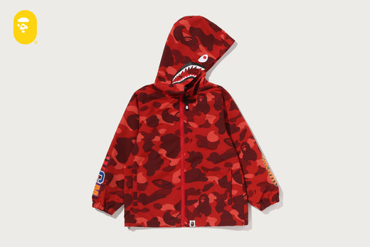 COLOR CAMO SHARK HOODIE JACKET