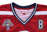 【 BAPE X MITCHELL & NESS 】NHL FLORIDA PANTHERS MESH HOCKEY JERSEY L/S TEE