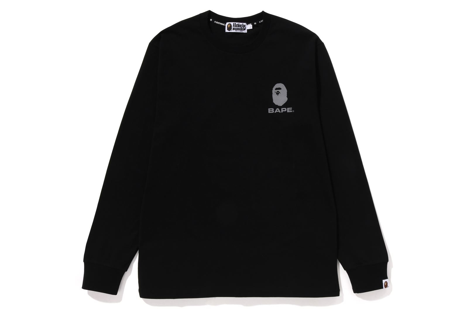 BAPE REFLECTIVE PRINT L/S TEE