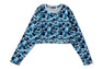 ABC CAMO CROPPED L/S TEE