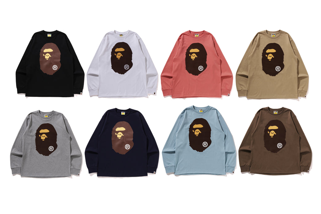 BIG APE HEAD L/S TEE | bape.com