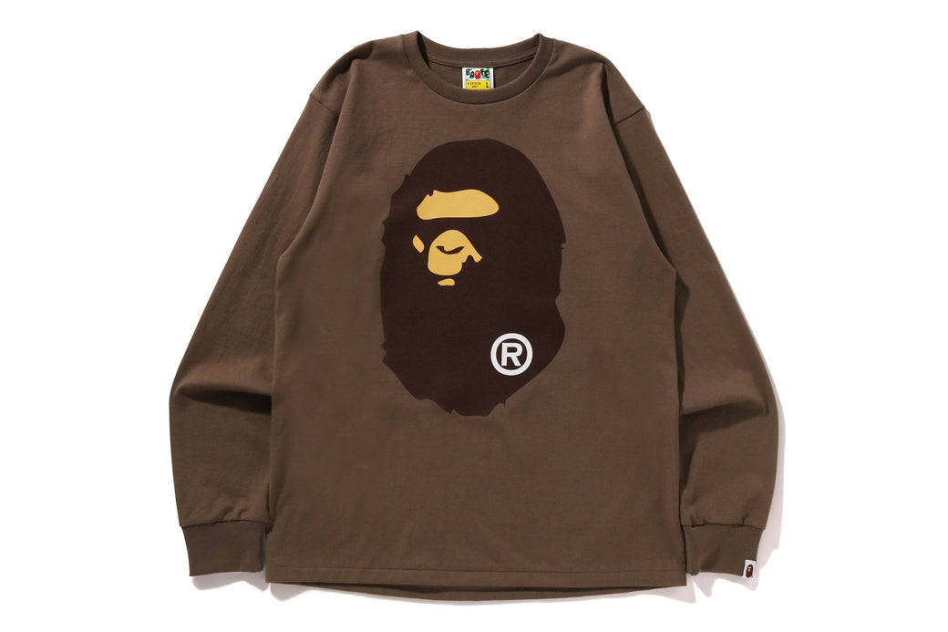 BIG APE HEAD L/S TEE | bape.com