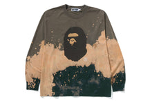 TIE DYE APE HEAD RELAXED FIT LS TEE