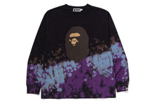 TIE DYE APE HEAD RELAXED FIT LS TEE