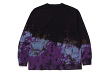 TIE DYE APE HEAD RELAXED FIT LS TEE