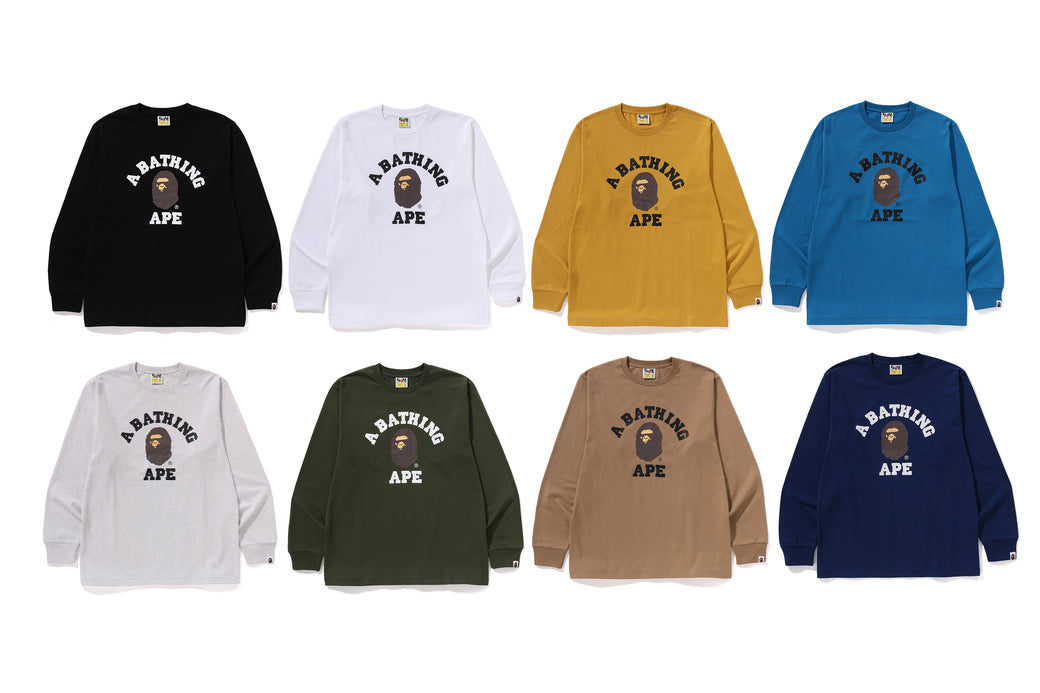 COLLEGE LS TEE | bape.com