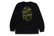 1ST CAMO BIG APE HEAD LS TEE