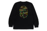 1ST CAMO BIG APE HEAD LS TEE