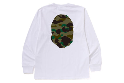 1ST CAMO BIG APE HEAD LS TEE