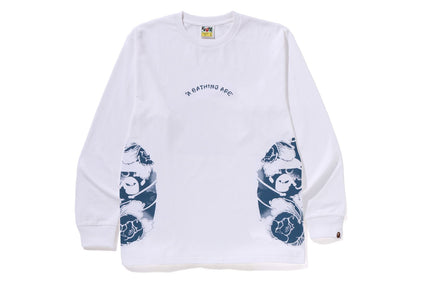 JAPANESE TATTOO SIDE BIG APE HEAD LS TEE