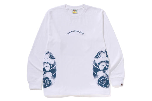 JAPANESE TATTOO SIDE BIG APE HEAD LS TEE