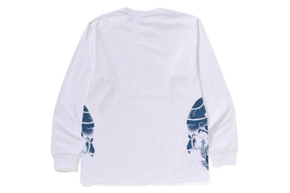 JAPANESE TATTOO SIDE BIG APE HEAD LS TEE