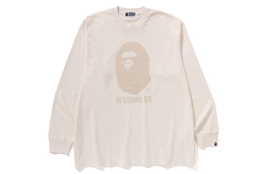 GARMENT DYE BY BATHING APE RELAXED FIT LS TEE