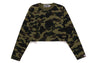 1ST CAMO CROPPED LS TEE