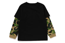 ABC CAMO COLLEGE LAYERED SLEEVES LS TEE