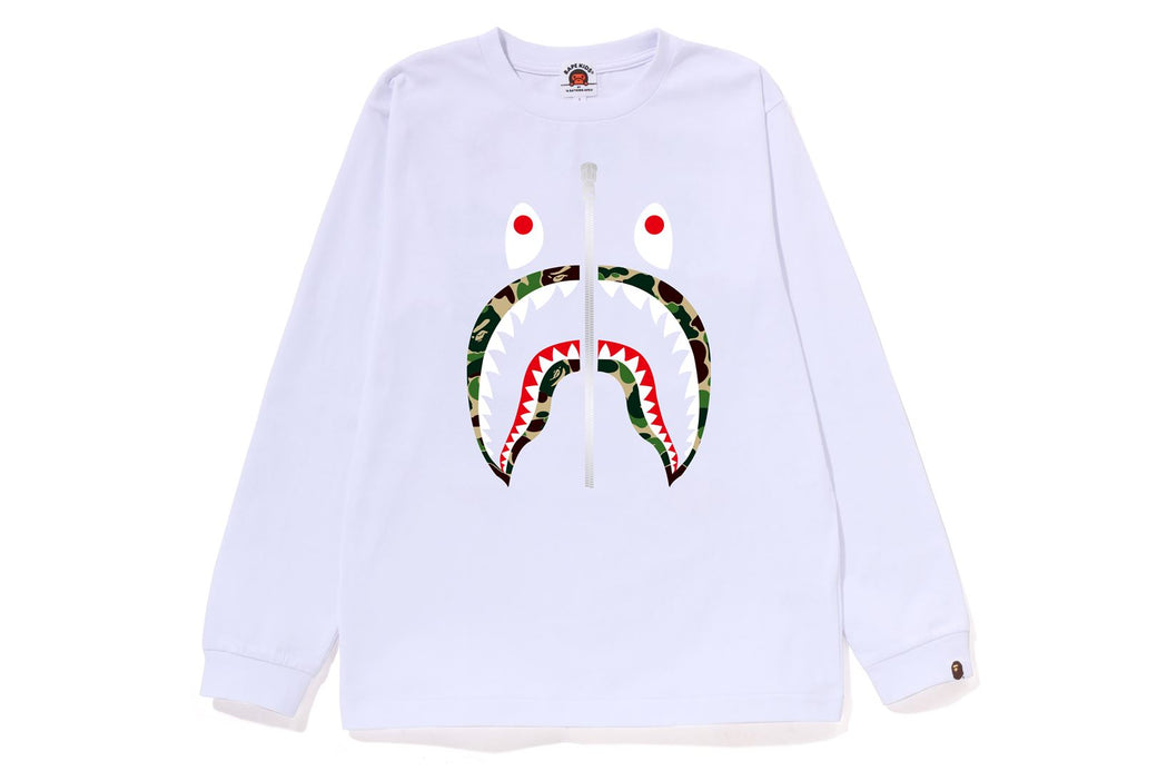 ABC CAMO SHARK LS TEE bape