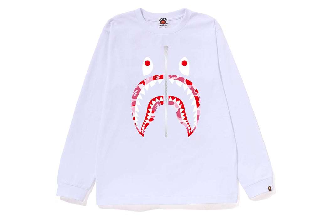 ABC CAMO SHARK LS TEE bape