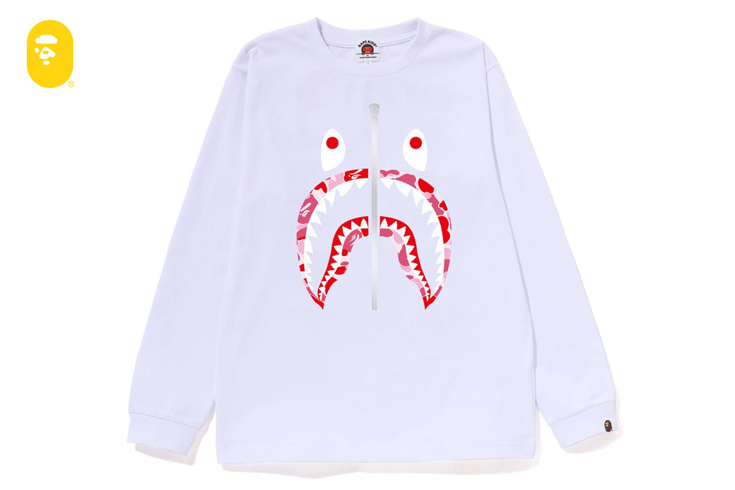 ABC CAMO SHARK LS TEE | bape.com