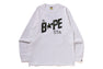 1ST CAMO BAPE STA LS TEE