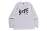 1ST CAMO BAPE STA LS TEE