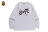 1ST CAMO BAPE STA LS TEE