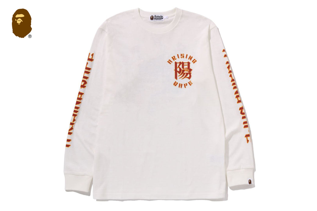 A RISING BAPE L/S TEE | bape.com