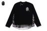 SIDE SLITTED LONG SLEEVES TEE