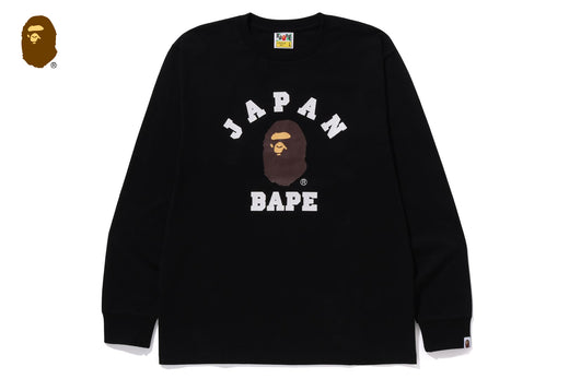 JAPAN COLLEGE CITY L/S TEE | bape.com