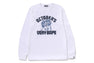 【 BAPE X OVO 】COLLEGE LONG SLEEVE TEE