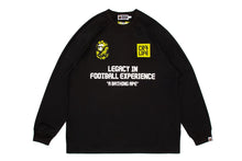 【 BAPE X CR7 LIFE 】MULTI LOGO POLY RELAXED FIT LS FOOTBALL JERSEY