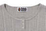 【 BAPE X MOUSSY 】HENRY NECK L/S TEE