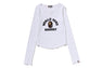 【 BAPE X MOUSSY 】HENRY NECK L/S TEE