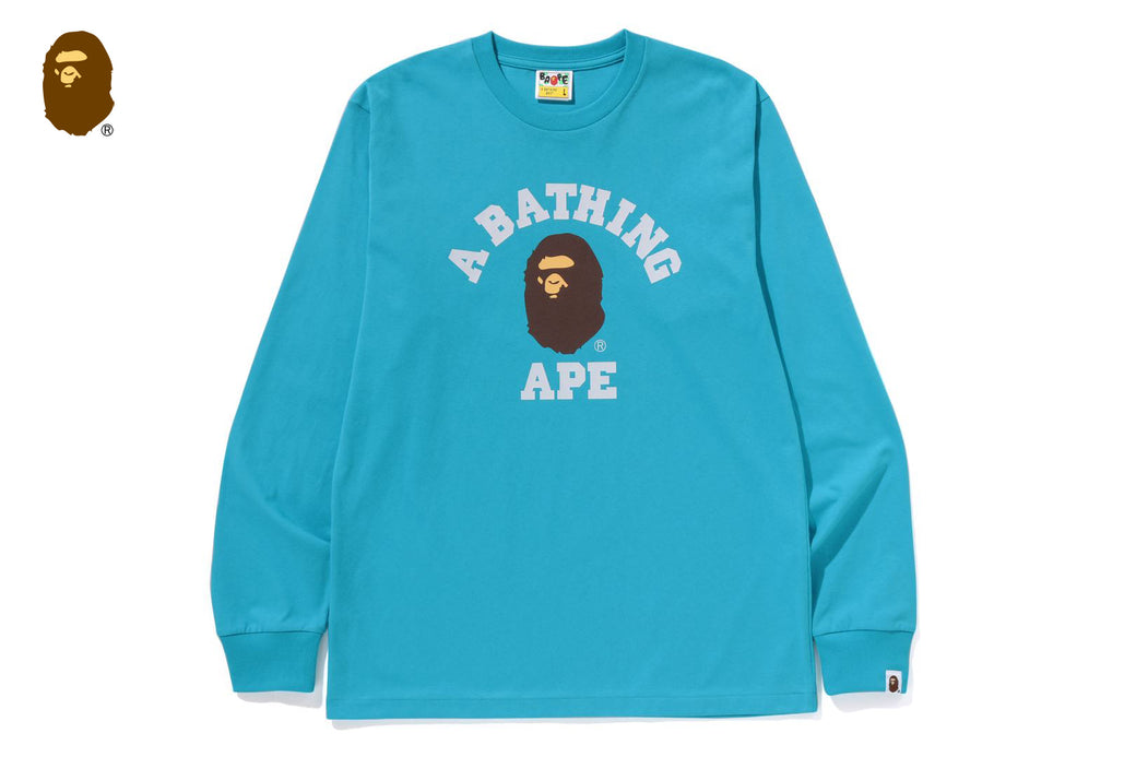【関送無料】 A BATHING APE COLLEGE LS TEE スウェット COLLEGE TEE | bape.com